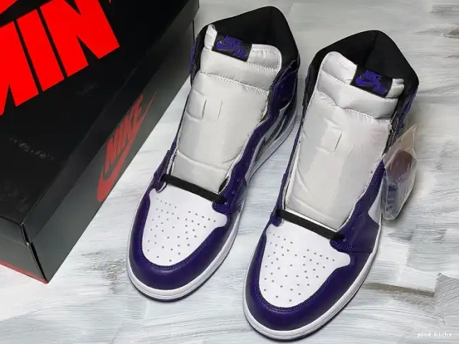 Cheap 1 Court Air 555088-500 Jordan Purple High OG 0512